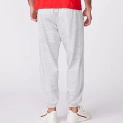 MONROW Men's Vintage Weekend Sweats - Heather Grey HEATHERGREY New